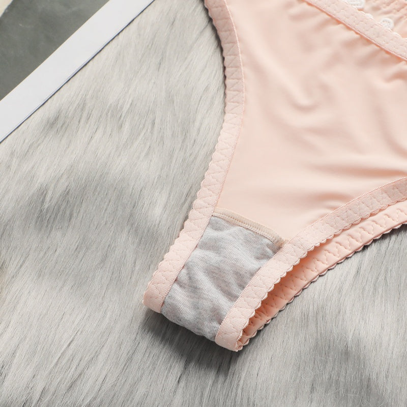 Women's Lingerie Set - Pink, Cute And Comfortable Push-Up Bra