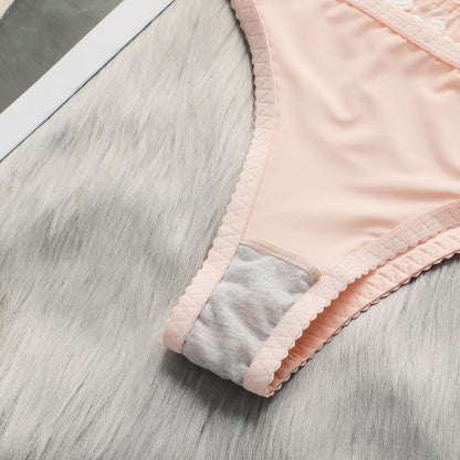 Women's Lingerie Set - Pink, Cute And Comfortable Push-Up Bra