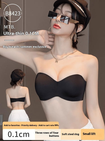 Small Tube Top Non-slip Bandeau Thin Bra