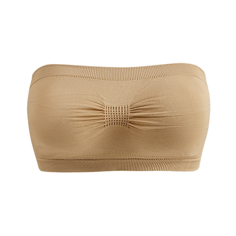 Tube Top Strapless Underwear Women's Breathable Strapless Bra And Undershirt