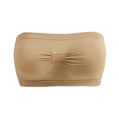 Tube Top Strapless Underwear Women's Breathable Strapless Bra And Undershirt