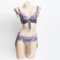 Pearl Embroidery Belly Dance Bra Girdle Suit