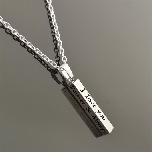 Stainless Steel Wishing Post Couple Accessories Pendant For Men And Women