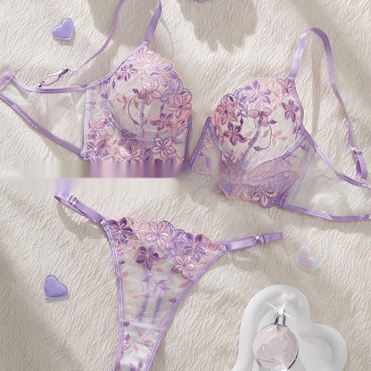 Sexy French Sexy Underwear Pure Lace Large Boob Size Concealing Bra