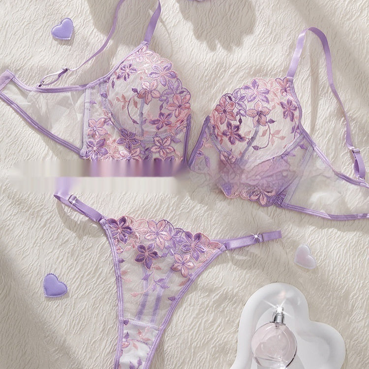 Sexy French Sexy Underwear Pure Lace Large Boob Size Concealing Bra