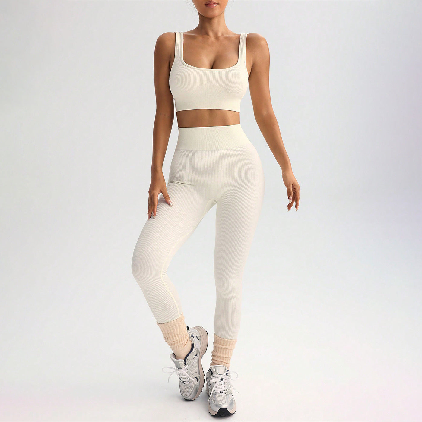 Quick-drying Yoga Clothes Suit Shockproof Sports Bra Yoga Pants