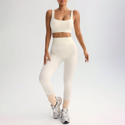 Quick-drying Yoga Clothes Suit Shockproof Sports Bra Yoga Pants