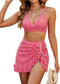 Split Bikini Cover Belly Slimming Swimsuit Suit