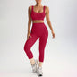 Quick-drying Yoga Clothes Suit Shockproof Sports Bra Yoga Pants
