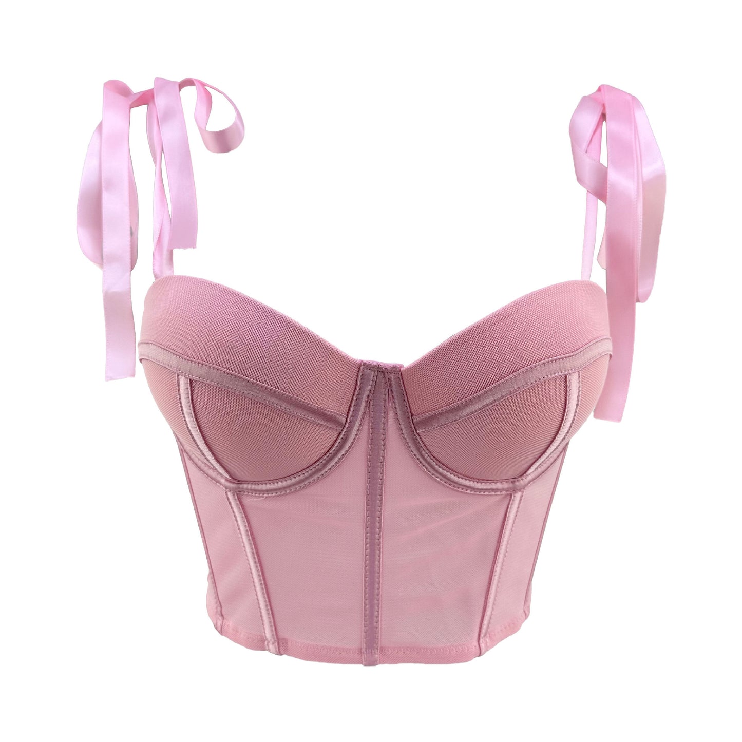 French Ribbon Bra Fishbone Camisole