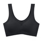 Fourth-generation Ice-silk Seamless Sleep Bra With Push-up Effect And No Underwire