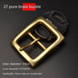 Casual Men Solid Brass Belt Buckle Accessories