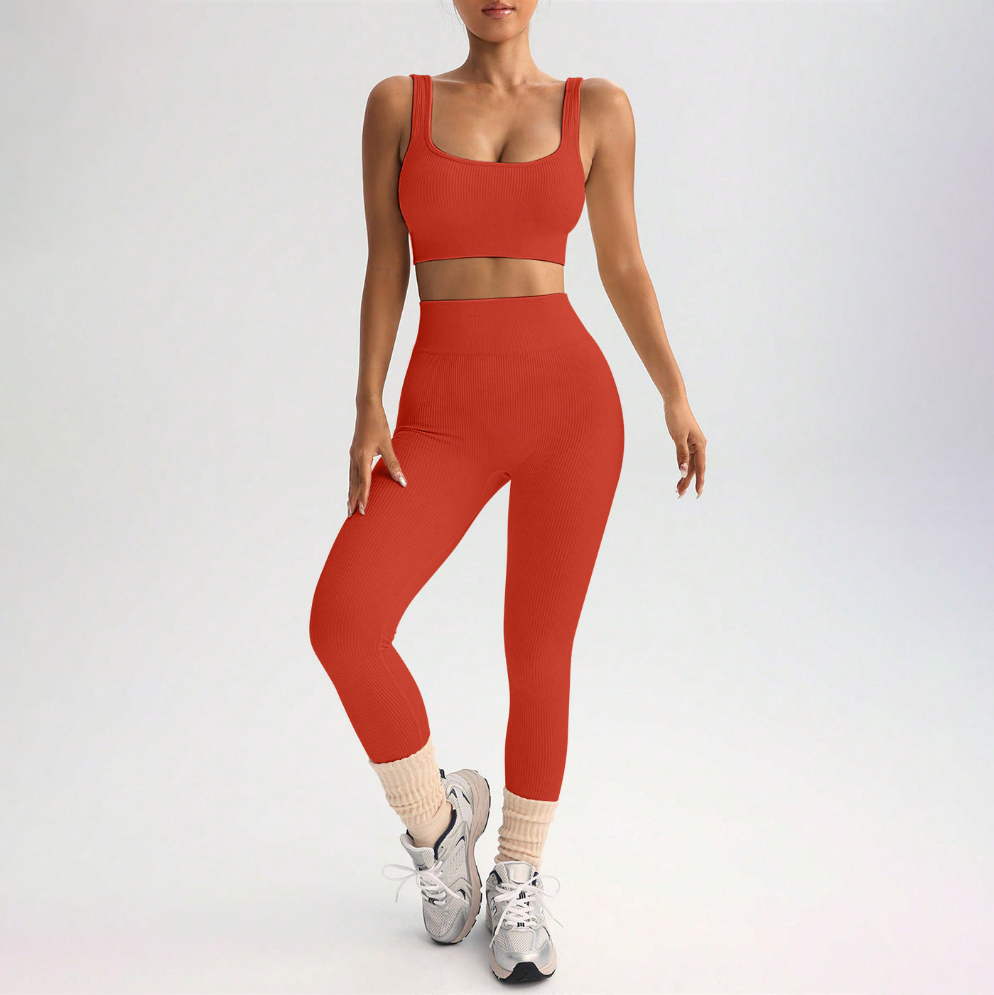 Quick-drying Yoga Clothes Suit Shockproof Sports Bra Yoga Pants