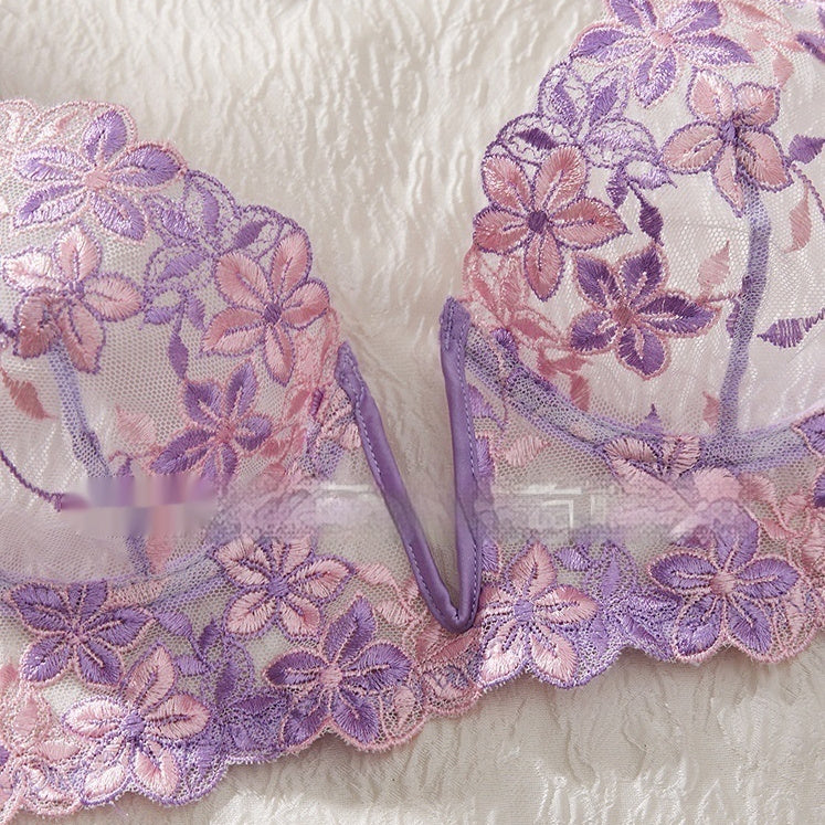 Sexy French Sexy Underwear Pure Lace Large Boob Size Concealing Bra